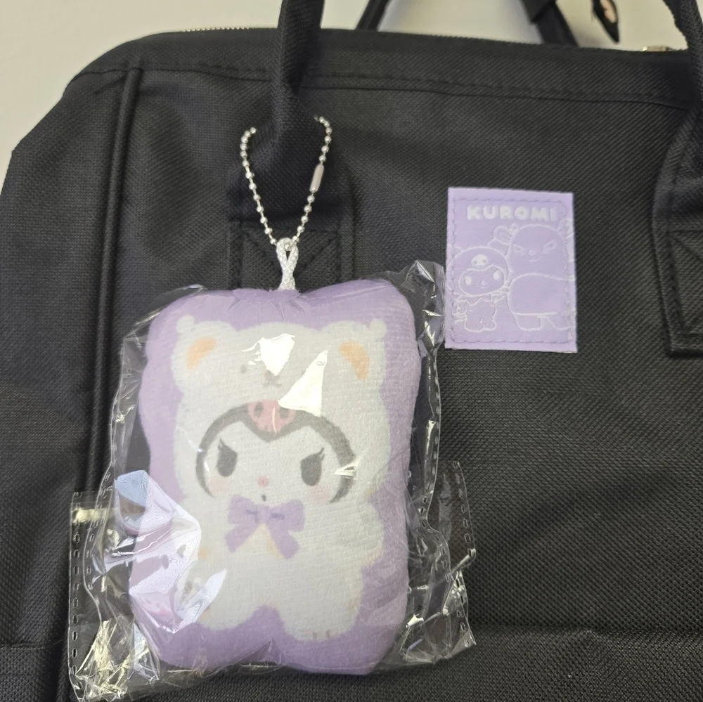 Sanrio Kuromi Backpack with Bag Charm
